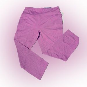 NWT* RBX Capri Length High Waisted Pink Active Pants Women Size Large.